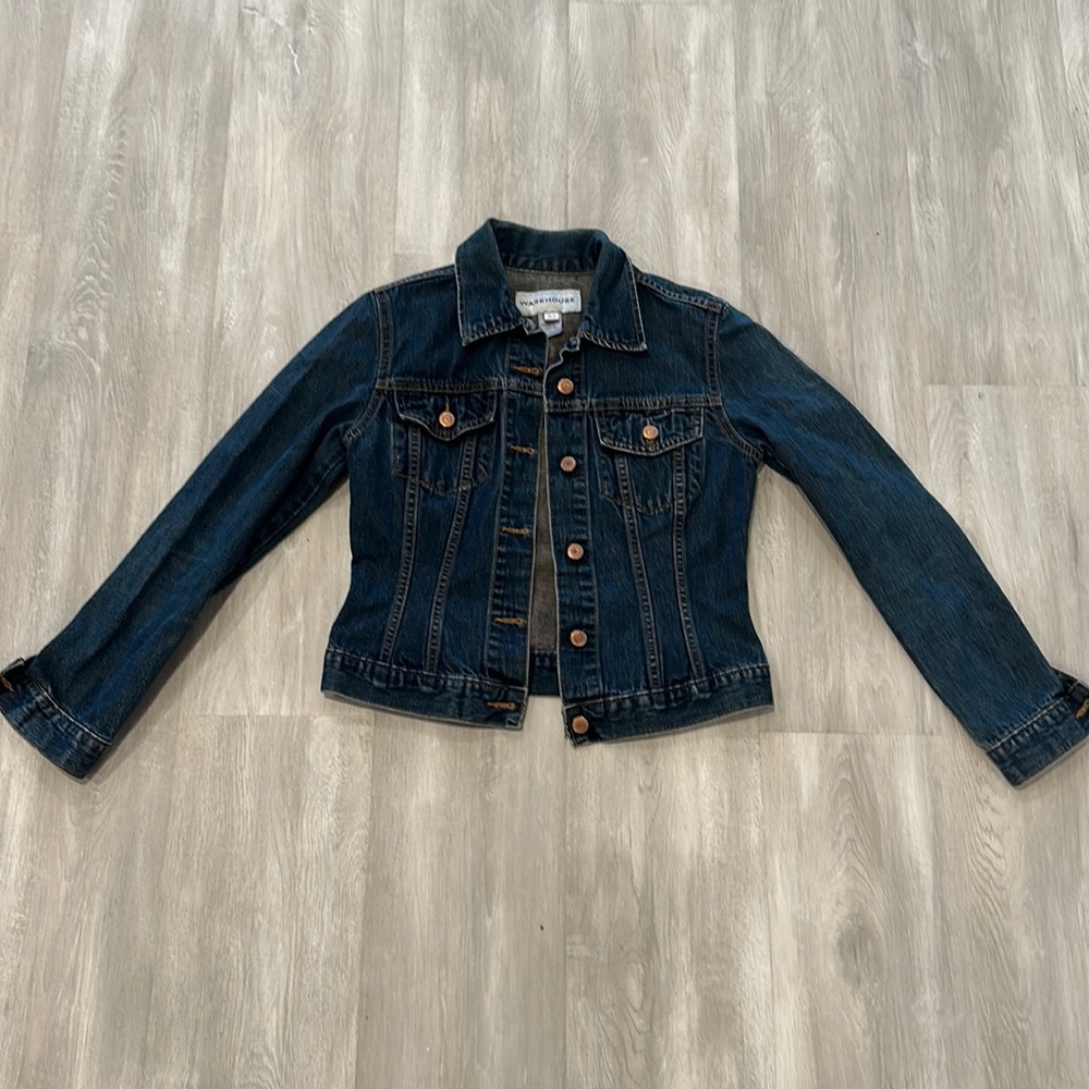 Warehouse denim jacket size 6